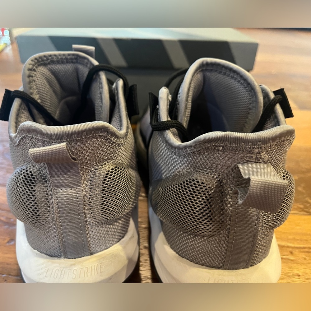 adidas Gray and Black Athletic Trainers - Picture 7 of 11
